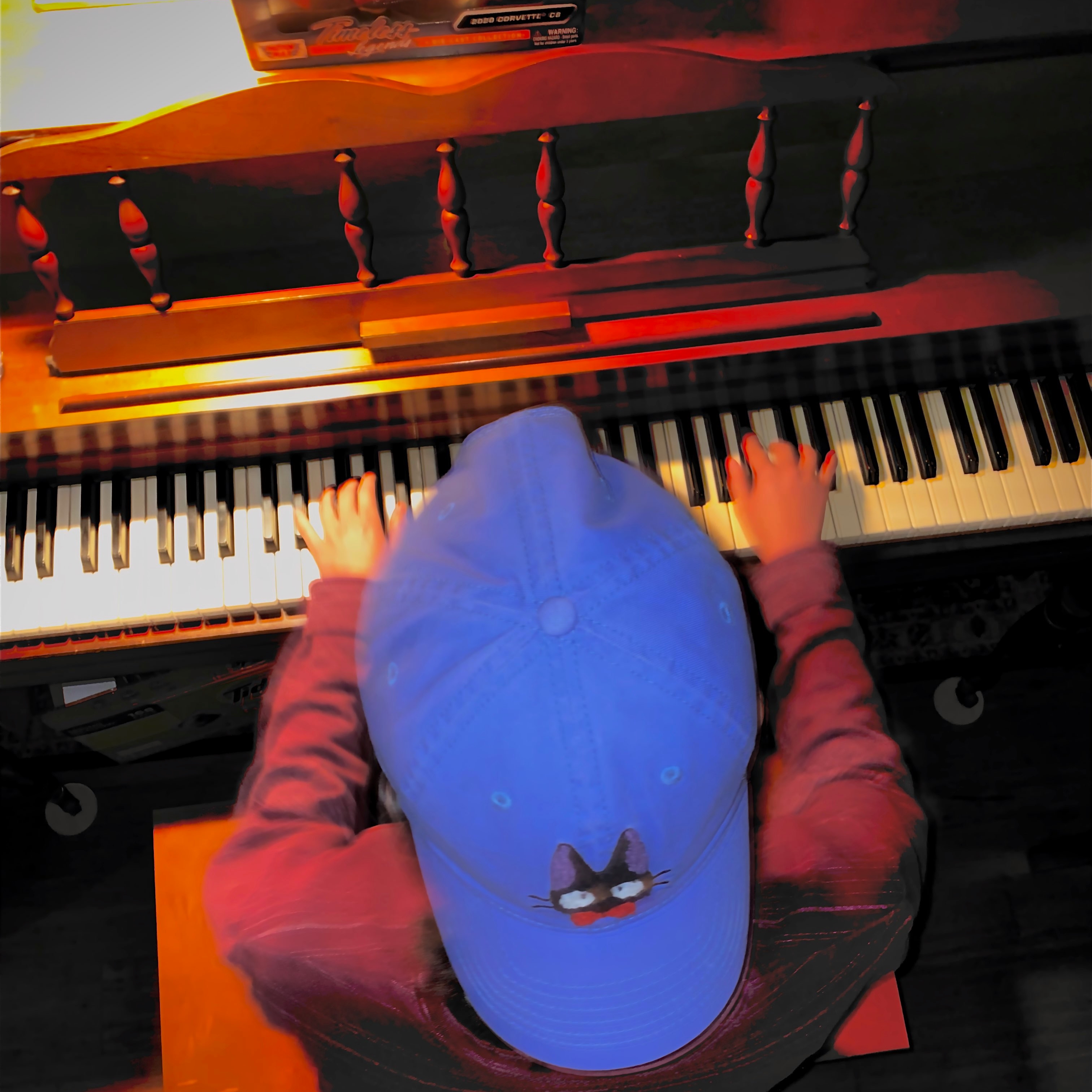 playing the piano